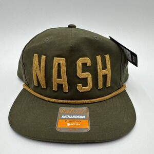 Vintage Style NASH Flat Bill Military Army Snapback Richardson Outdoor Brand NWT